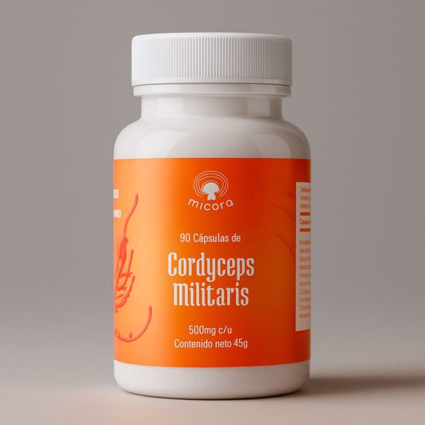 Cordyceps Militaris en Cápsulas | Energía, Resistencia y Bienestar Natural